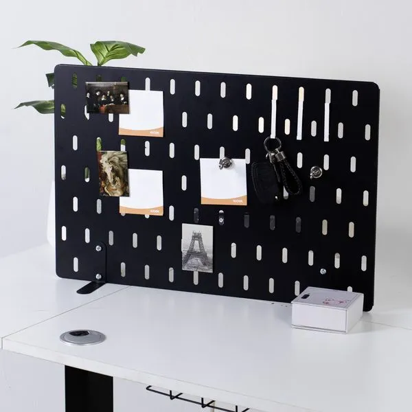 DIY Steel Pegboard with Removable L-Stand + 3 Free Hooks