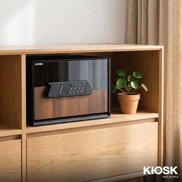 KIOSK Digital Fingerprint & Keypad Safe Box Model SA-V2-25TS