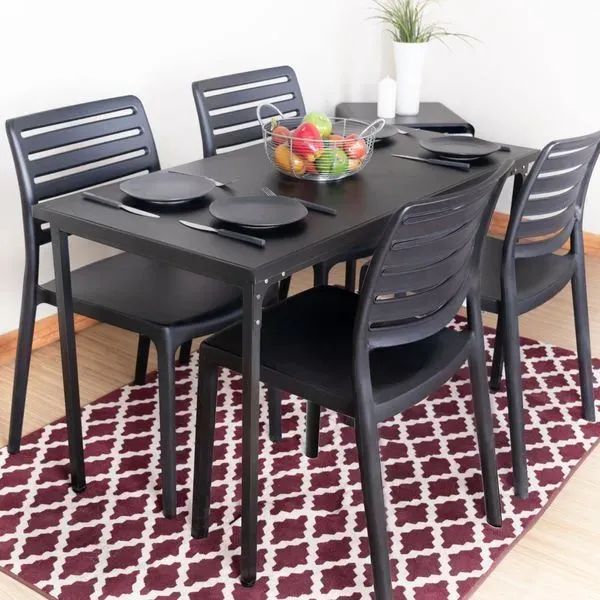 Dinning Table for 4seats with steel top