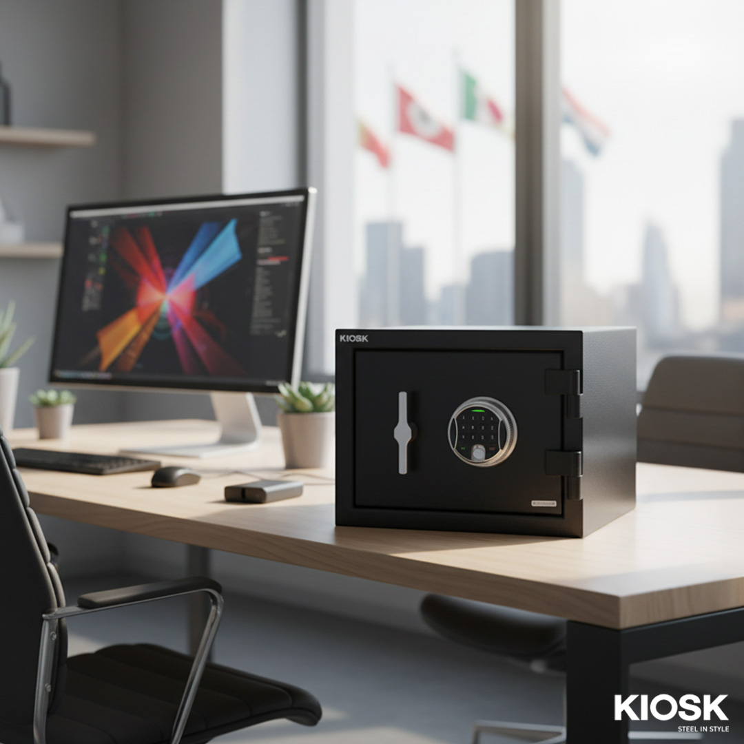 လက်ဗွေဖတ်ခြင်းစနစ်နှင့် ဒစ်ဂျစ်တယ်ကုဒ်စနစ်ပါသော မီးခံသေတ္တာ 22 kgs.