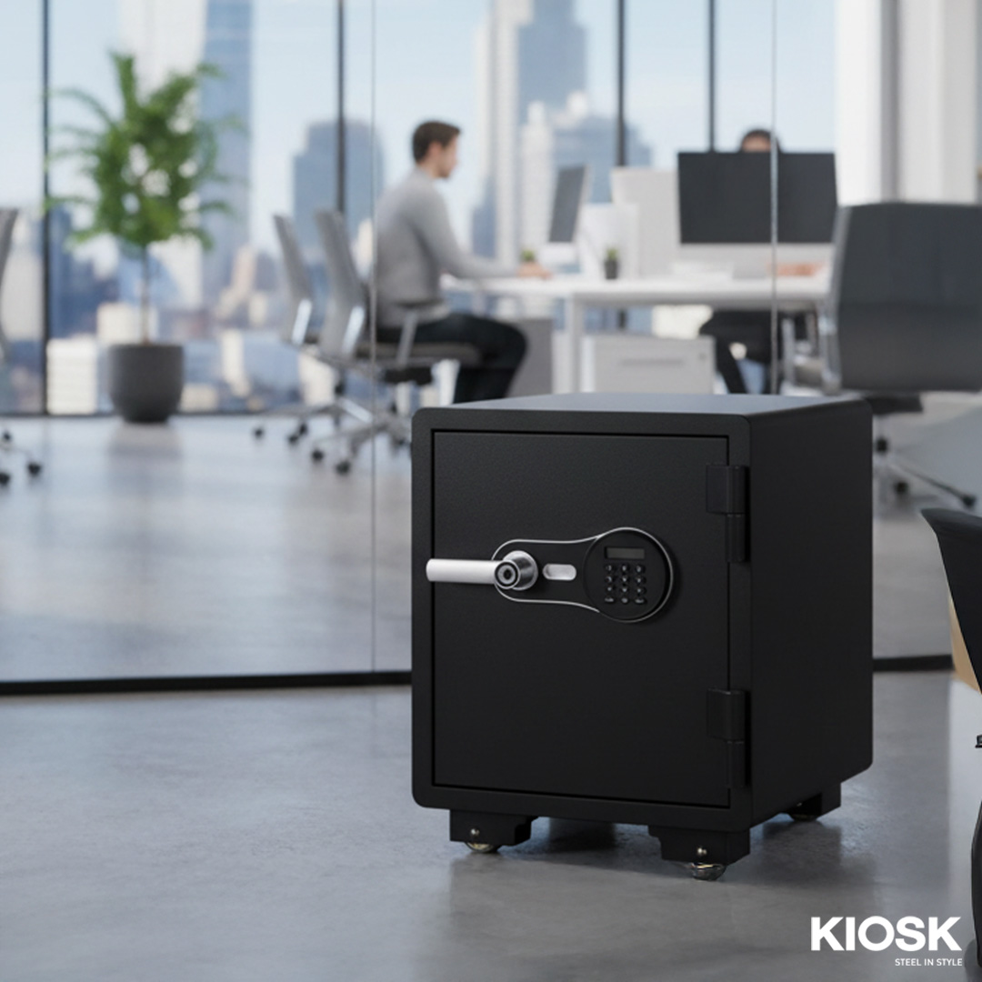 ဒစ်ဂျစ်တယ်လျှို့ဝှက်နံပါတ်စနစ်နှင့် လက်ဗွေစနစ်ပါသော မီးခံသေတ္တာ 74 Kg