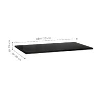 Metamix Table Top, 120 cm size, available in 2 materials and 2 colors-5