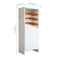 Lemari Sepatu Angolo - 1 Pintu-9