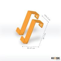 Hooks for doors- thickness 2.5cm (2pcs/set)-6