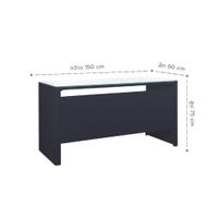  តុមានកញ្ចក់ពីលើ 150cm-3