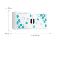 Hanging cabinet with patterned doors-2