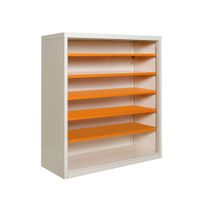 MAX Steel Shoe Cabinet - 6 Tiers, Adjustable Shelves-5