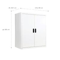 2door book cabinet - 40cm. depth-6