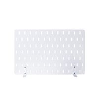 DIY Steel Pegboard with Removable L-Stand + 3 Free Hooks-5