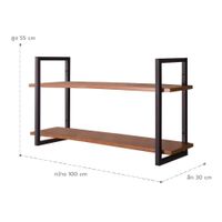 Retro Hanging Shelf 100cms-8