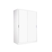 KIOSK Sliding Door Steel Wardrobe SDS-120K (120 cm) with Hanging Rail-4