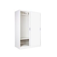 KIOSK Sliding Door Steel Wardrobe SDS-120K (120 cm) with Hanging Rail-5