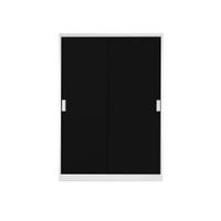 KIOSK Sliding Door Steel Wardrobe SDS-120K (120 cm) with Hanging Rail-6