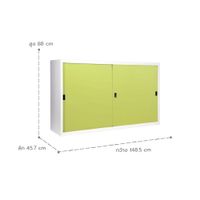 Lemari dengan Pintu Geser 4ft-5
