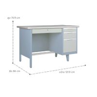Single pedestal Desk-2