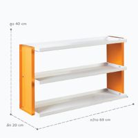 Wall-mounted storage shelf, Tiny Loft model, 69cm size-3