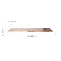 200 cm Neem wood top -2