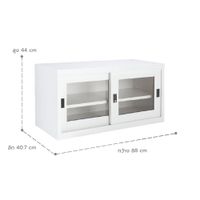 Rak Serbaguna Pintu Kaca | S-box-4