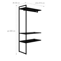 Extension of  Valet Walk In Closet 100 cm.-6