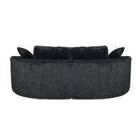 Luxury Velvet Love Seat, 2-Seater High Rebound Foam (30 Density)-5