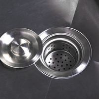 Kitchen Cabinet dengan 2 wadah stainless sink ( SUS 304 grade)-5