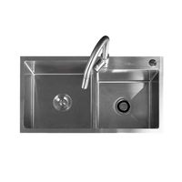 Kitchen Cabinet dengan 2 wadah stainless sink ( SUS 304 grade)-1
