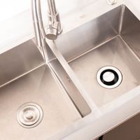 Kitchen Cabinet dengan 2 wadah stainless sink ( SUS 304 grade)-2