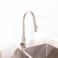 Kitchen Cabinet with 2 bowl 304 stainless sink+High-tech Sensor Faucet-6