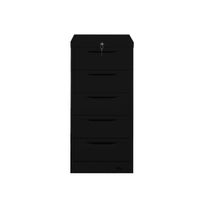 KOL 5-Drawer Filing Cabinet for Documents and Equipment with Automatic Locking Key-2