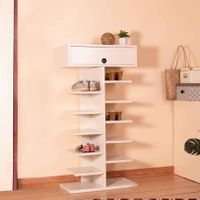 Lite Shoe cabinet 12compartments with drawer-3