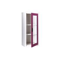 1 open glass door Book cabinet-6