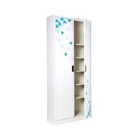  High cabinet with patterned doors-3