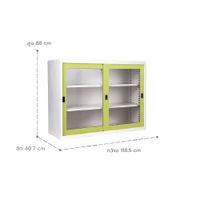 Sliding glass door cabinet 4 ft.-7
