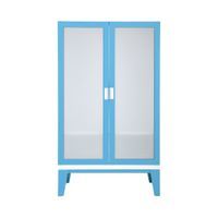 Open Glass door Wardrobe-6