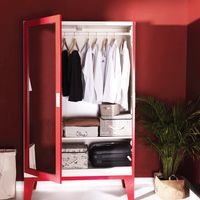  Ropa wardrobe Glass sliding door-3